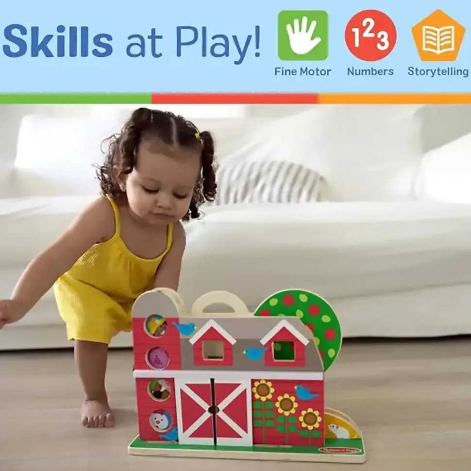 Melissa and Doug GO Tots Barnyard Tumble Playset