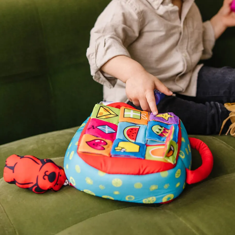 Melissa and Doug K’s Kids Take-Along Shape Sorter Baby and Toddler Toy