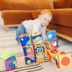 Melissa and Doug K’s Kids Match&Build Soft Blocks