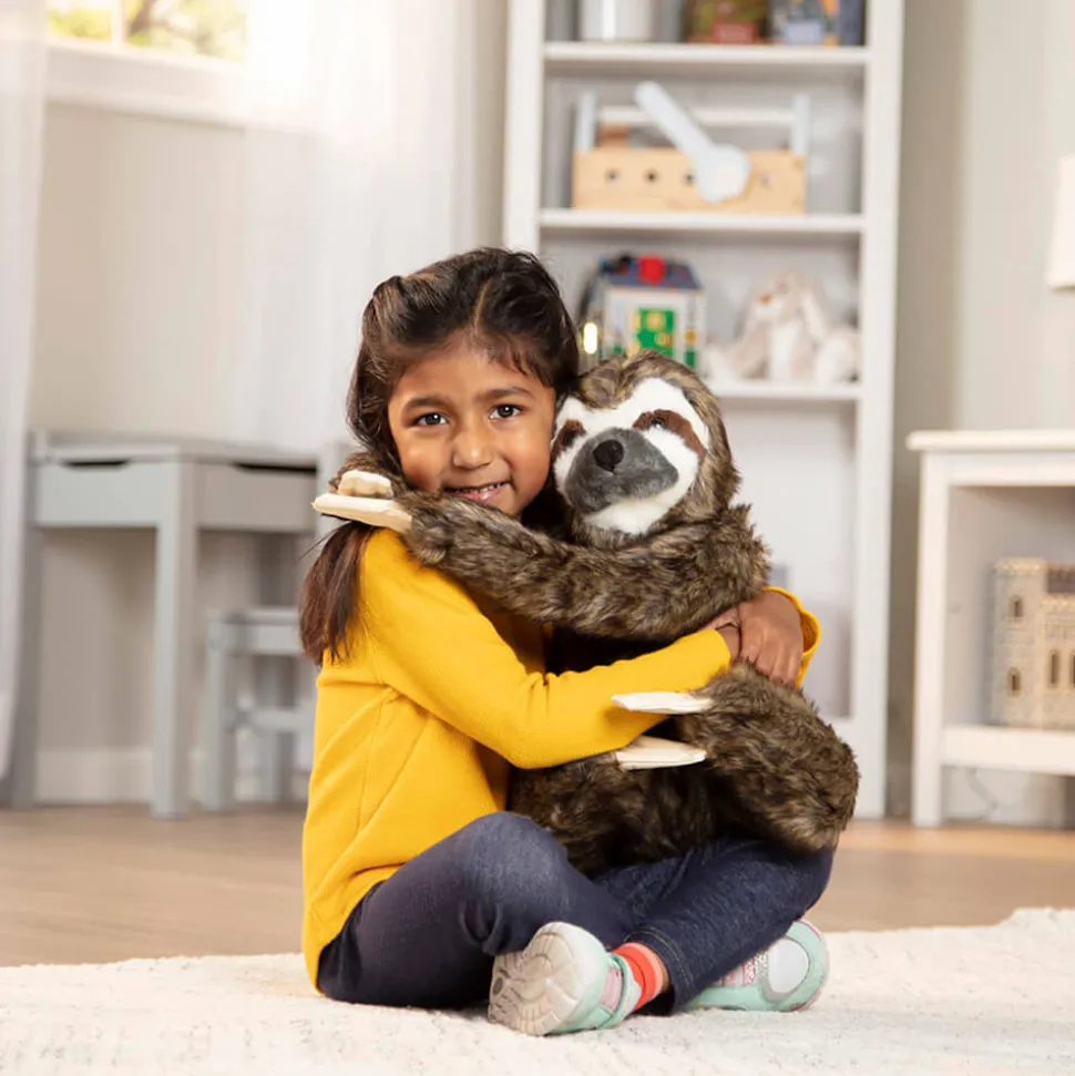 Melissa and Doug Lifelike Sloth Plush