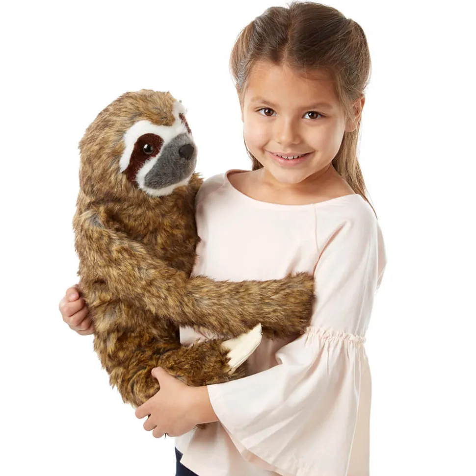 Melissa and Doug Lifelike Sloth Plush