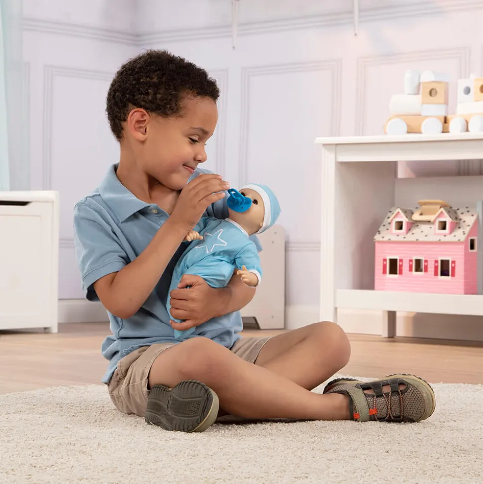 Melissa and Doug Mine to Love Jordan 12 Inch Baby Doll