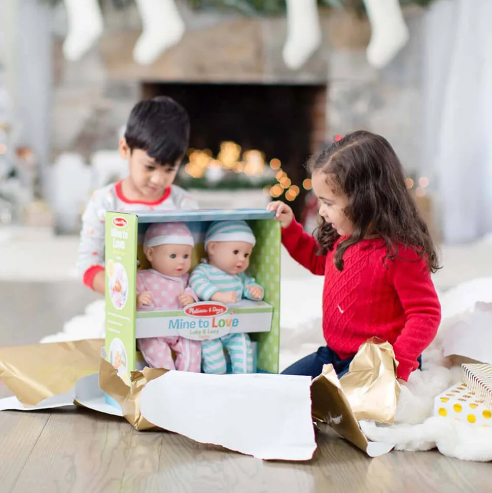 Melissa and Doug Mine to Love Twins Luke&Lucy Dolls