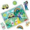 Melissa and Doug Ms. Rachel 6 Piece Wooden Song Puzzle