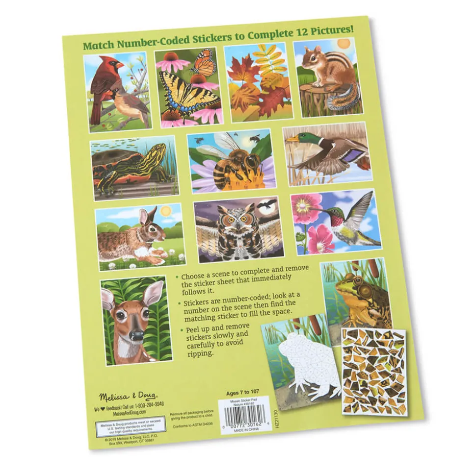 Melissa and Doug Nature Mosaic Sticker Pad