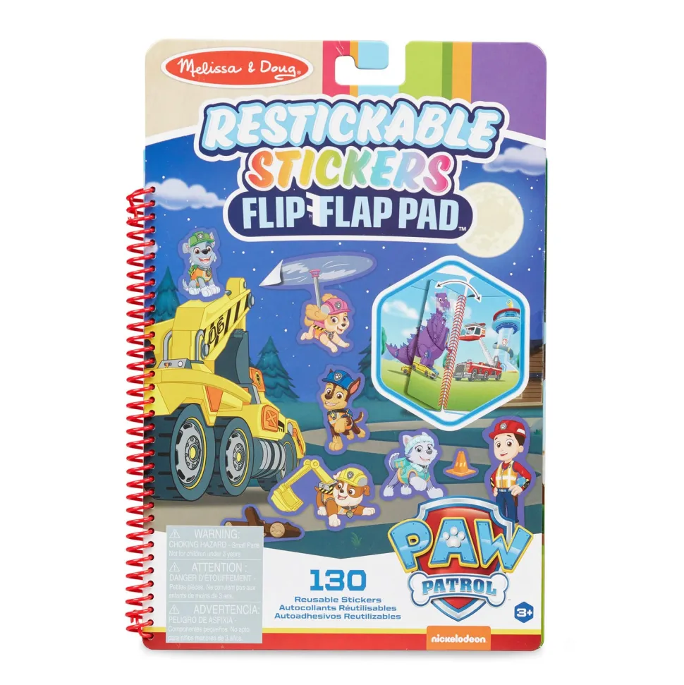 Melissa and Doug PAW Patrol Restickable Stickers Ultimate Rescue Flip-