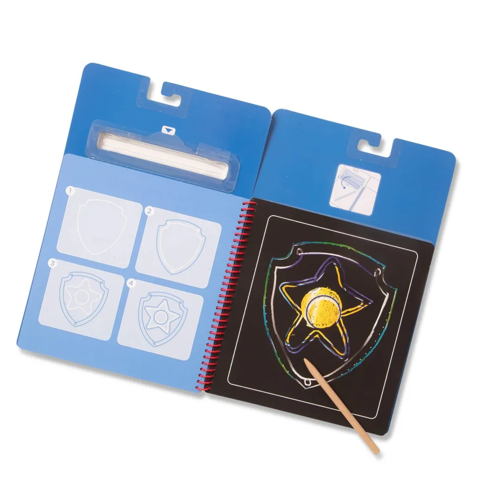 Melissa and Doug PAW Patrol Chase Scratch Art Pad