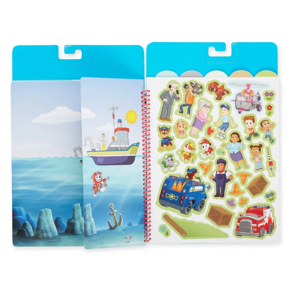 Melissa and Doug PAW Patrol Restickable Stickers Adventure Bay Flip-Fl
