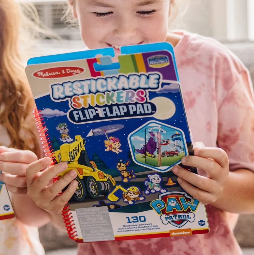 Melissa and Doug PAW Patrol Restickable Stickers Ultimate Rescue Flip-