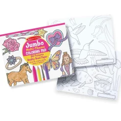 Melissa and Doug Pink Jumbo Coloring Pad