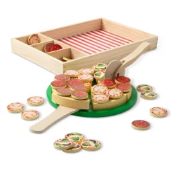 Melissa and Doug Pizza Party Wooden Food Play Set