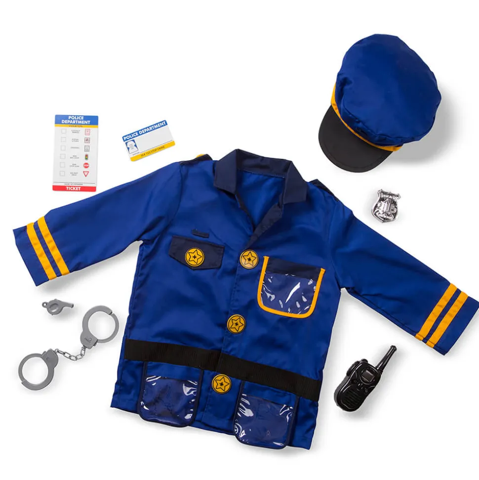 Melissa and Doug Police Officer Costume Role Play Set