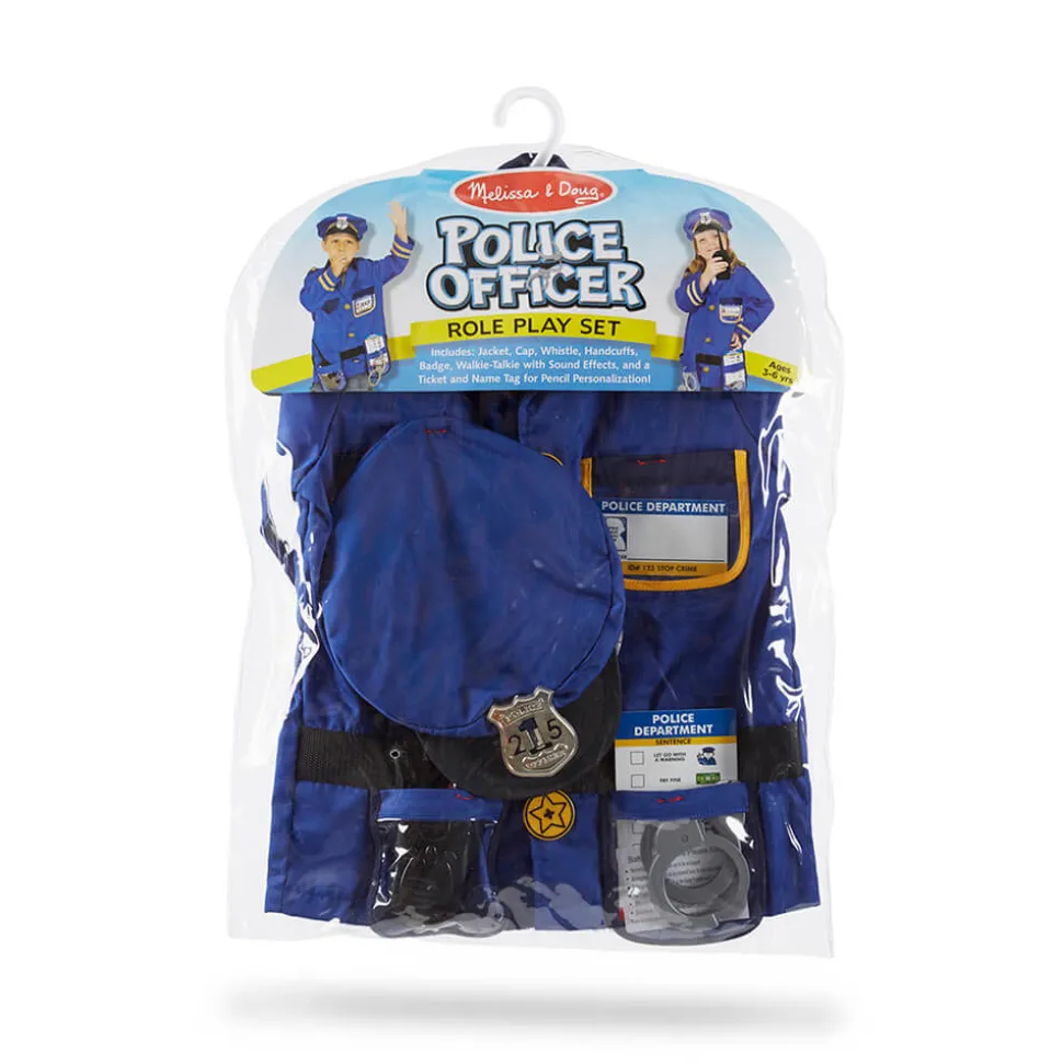 Melissa and Doug Police Officer Costume Role Play Set