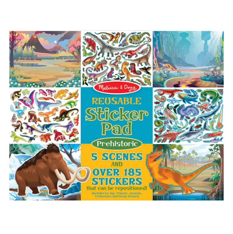 Melissa and Doug Prehistoric Reusable Sticker Pad