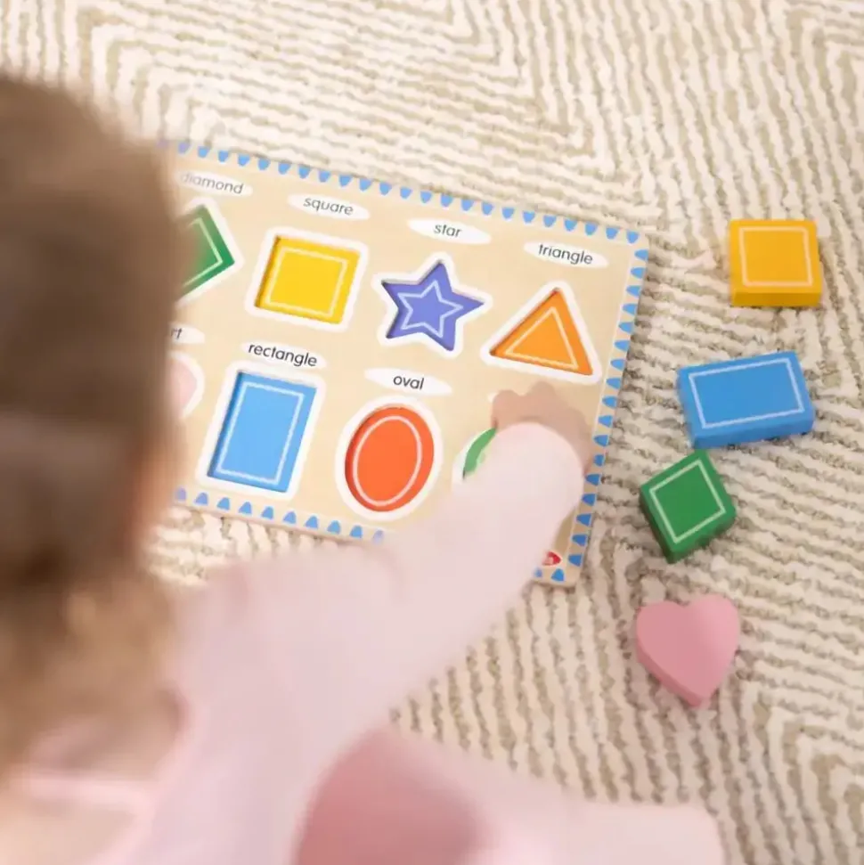 Melissa and Doug Shapes 8 Piece Chunky Puzzle