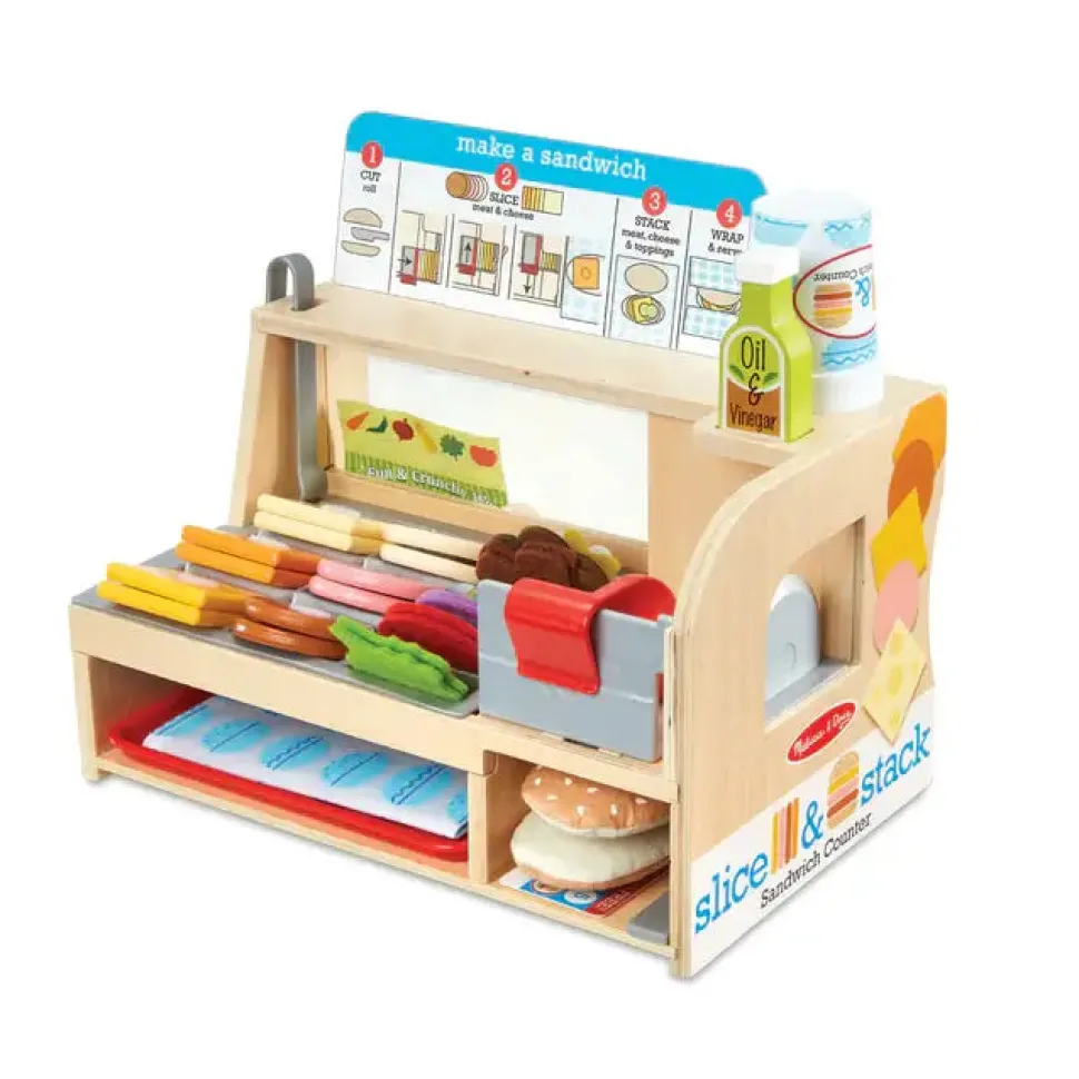Melissa and Doug Slice and Stack Sandwich Counter