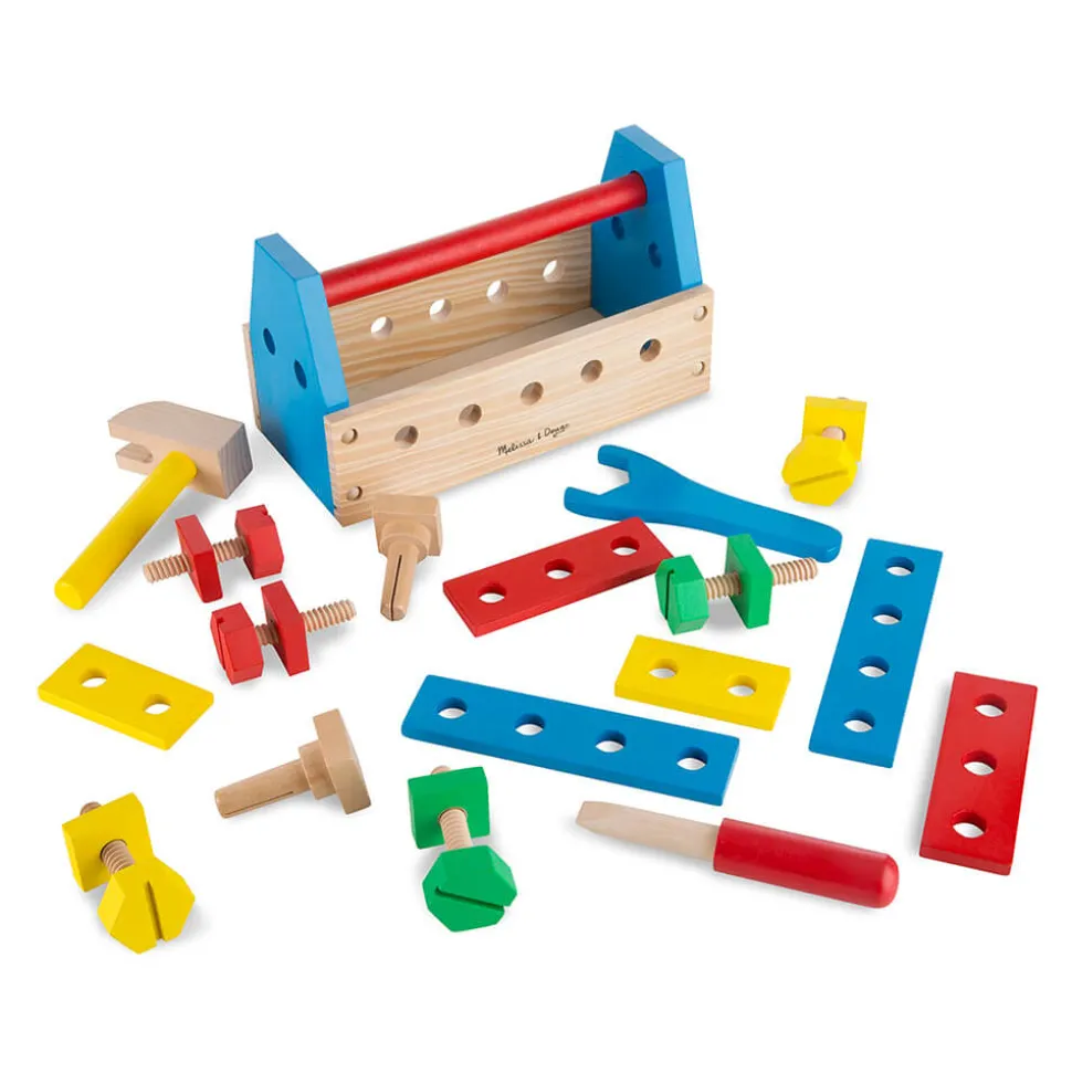 Melissa and Doug Take-Along Tool Kit Wooden Toy