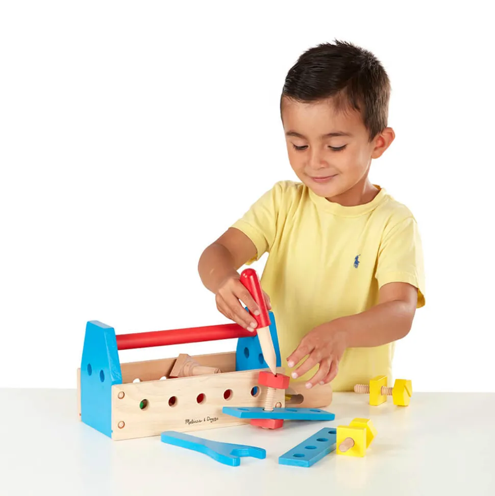 Melissa and Doug Take-Along Tool Kit Wooden Toy