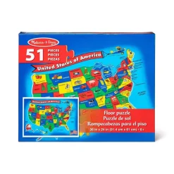 Melissa and Doug U.S.A. Map 51 Piece Floor Puzzle