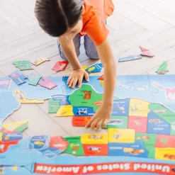 Melissa and Doug U.S.A. Map 51 Piece Floor Puzzle