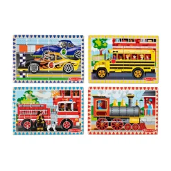 Melissa and Doug Vehicle Puzzles in a Box
