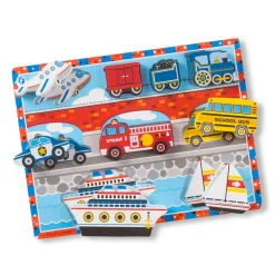 Melissa and Doug Vehicles 9 Piece Chunky Puzzle