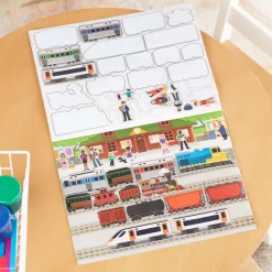 Melissa and Doug Vehicles Reusable Sticker Pad