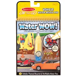 Melissa and Doug Water Wow! Vehicles Water-Reveal On the Go Travel Act