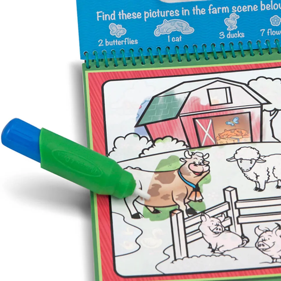 Melissa and Doug Water Wow! Animals Water-Reveal On the Go Travel Acti