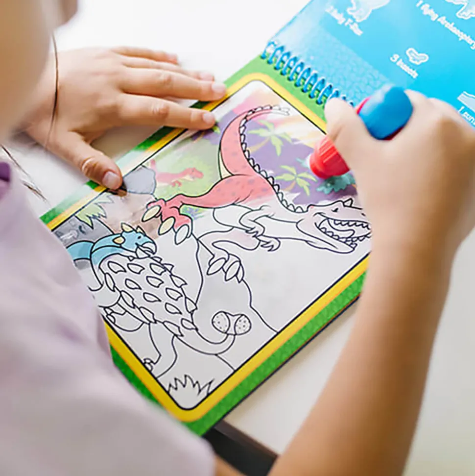 Melissa and Doug Water Wow! Dinosaurs Water-Reveal On the Go Travel Ac