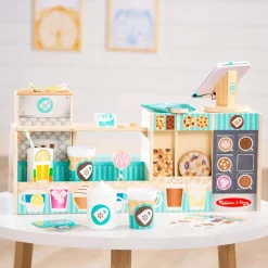 Melissa and Doug Wooden Cafe Barista Coffee Shop
