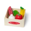 Melissa and Doug Wooden Food Groups Produce Play Set