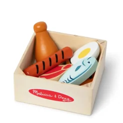 Melissa and Doug Wooden Food Groups Protein Play Set