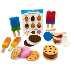 Melissa and Doug Wooden Frozen Treats Play Set