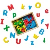 Melissa and Doug Wooden Letter Alphabet Magnets