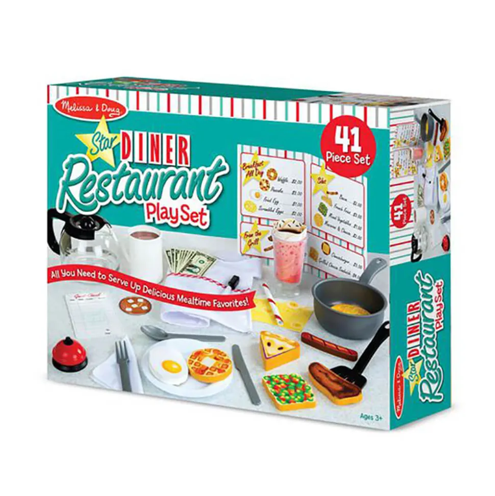 Melissa&Doug Star Diner Restaurant Play Set