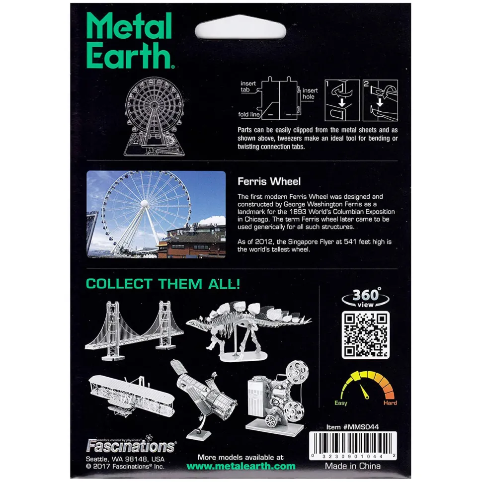 Metal Earth Ferris Wheel 2 Sheet Metal Model Kit