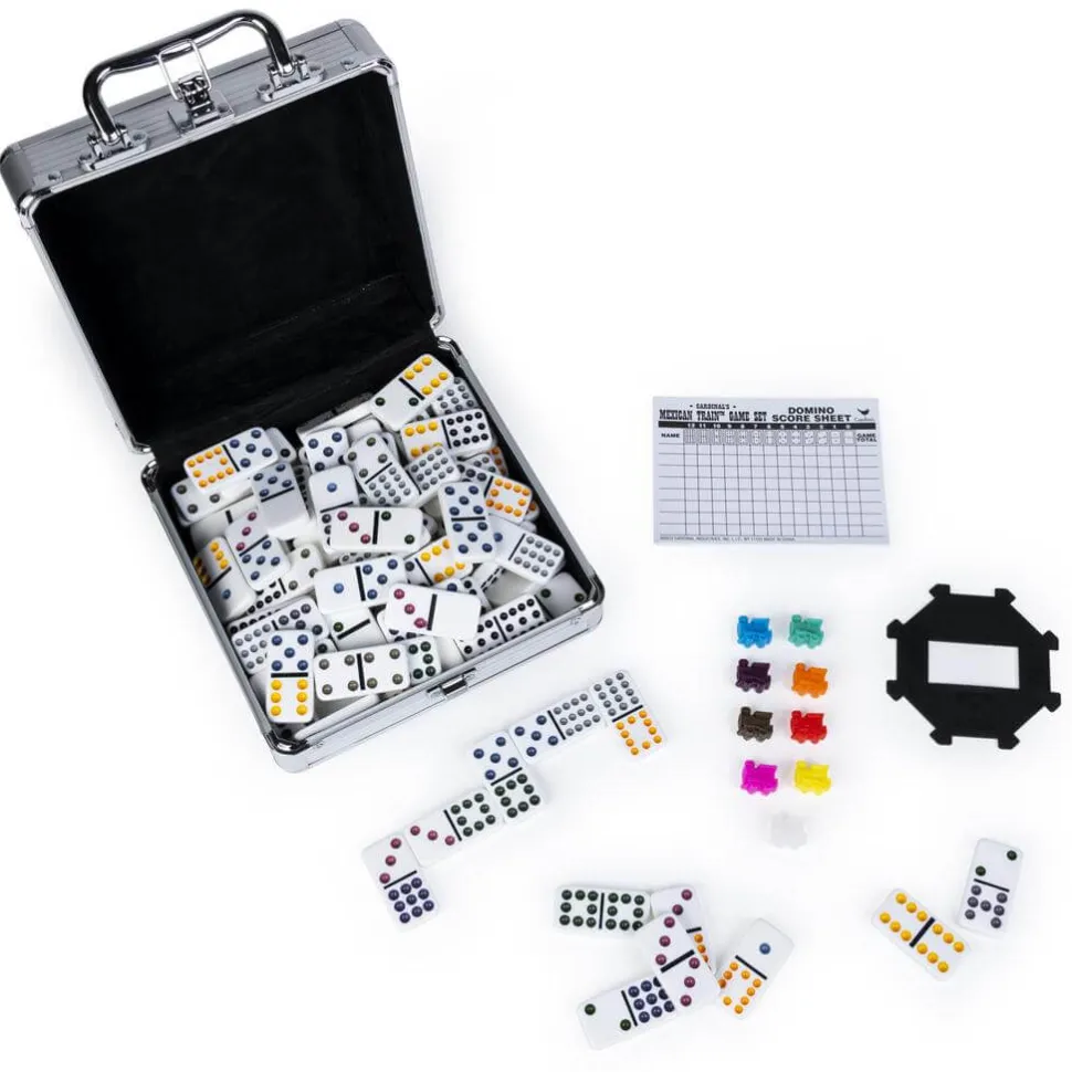 Mexican Train Dominoes with Carry Case