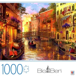 Milton Bradley Sunset in Venice Puzzle