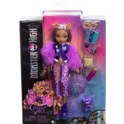 Monster High Clawdeen Wolf Fashion Doll With Pet Dog Crescent And Acce