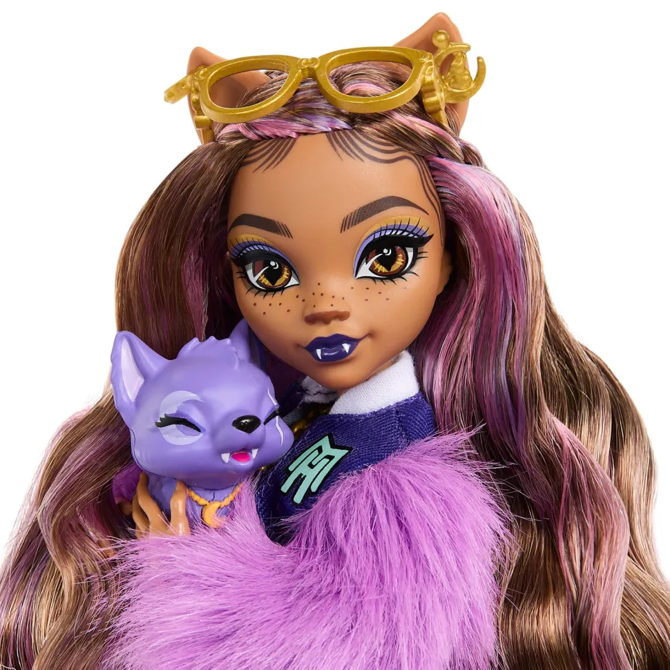 Monster High Clawdeen Wolf Fashion Doll With Pet Dog Crescent And Acce