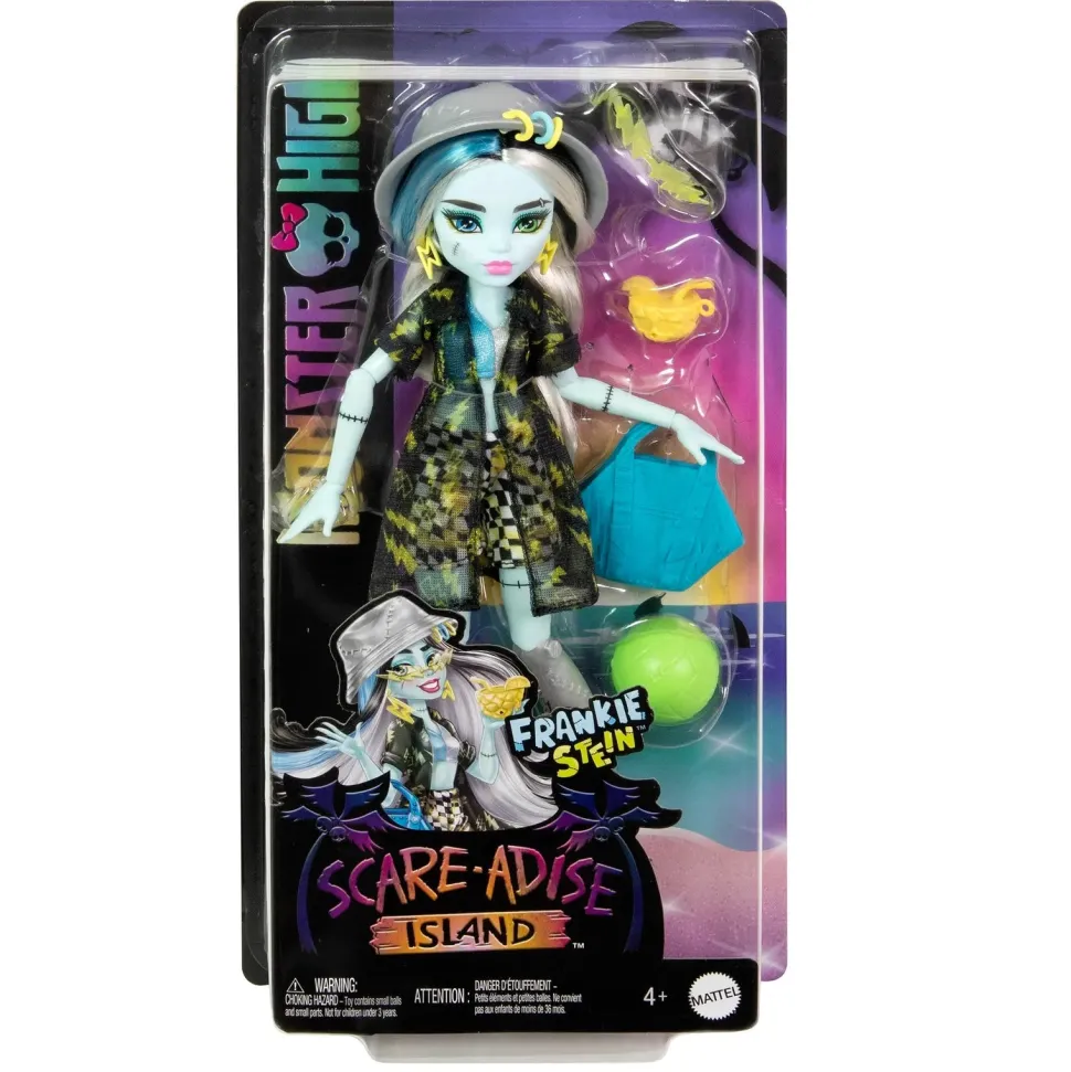 Monster High Scare-Adise Island Frankie Stein Fashion Doll With Swimsu