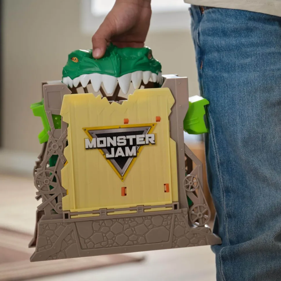 Monster Jam Dragon Dungeon of Doom Mini Jams Playset With Exclusive Mo
