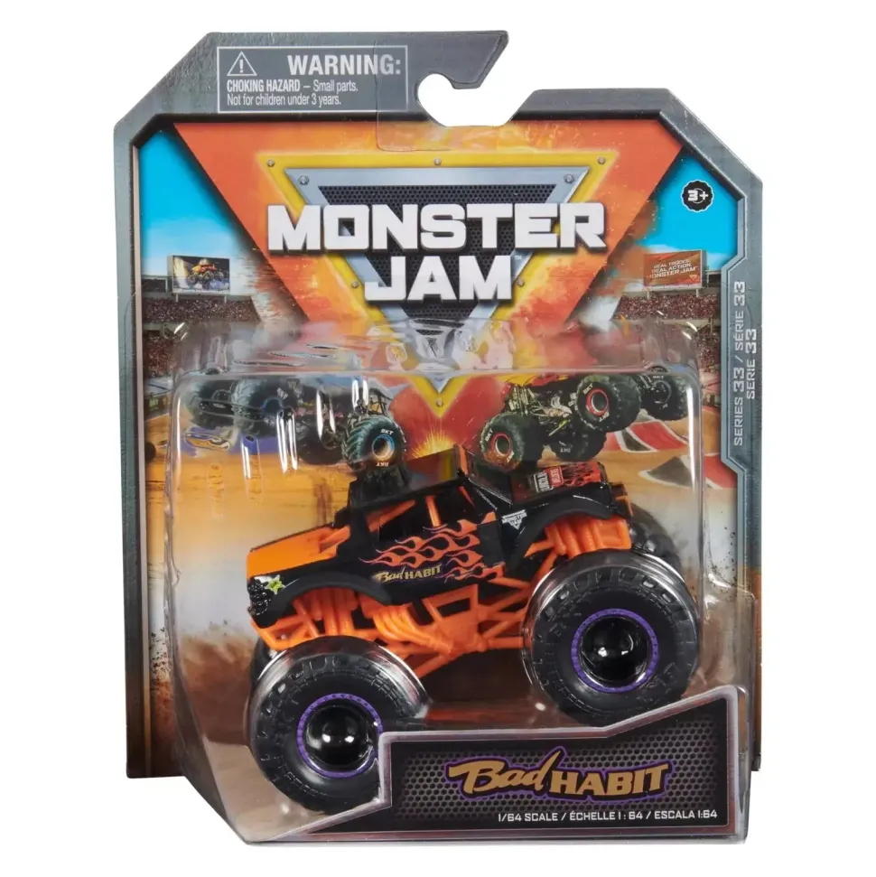 Monster Jam Series 33 Bad Habit 1:64 Scale Diecast Monster Truck