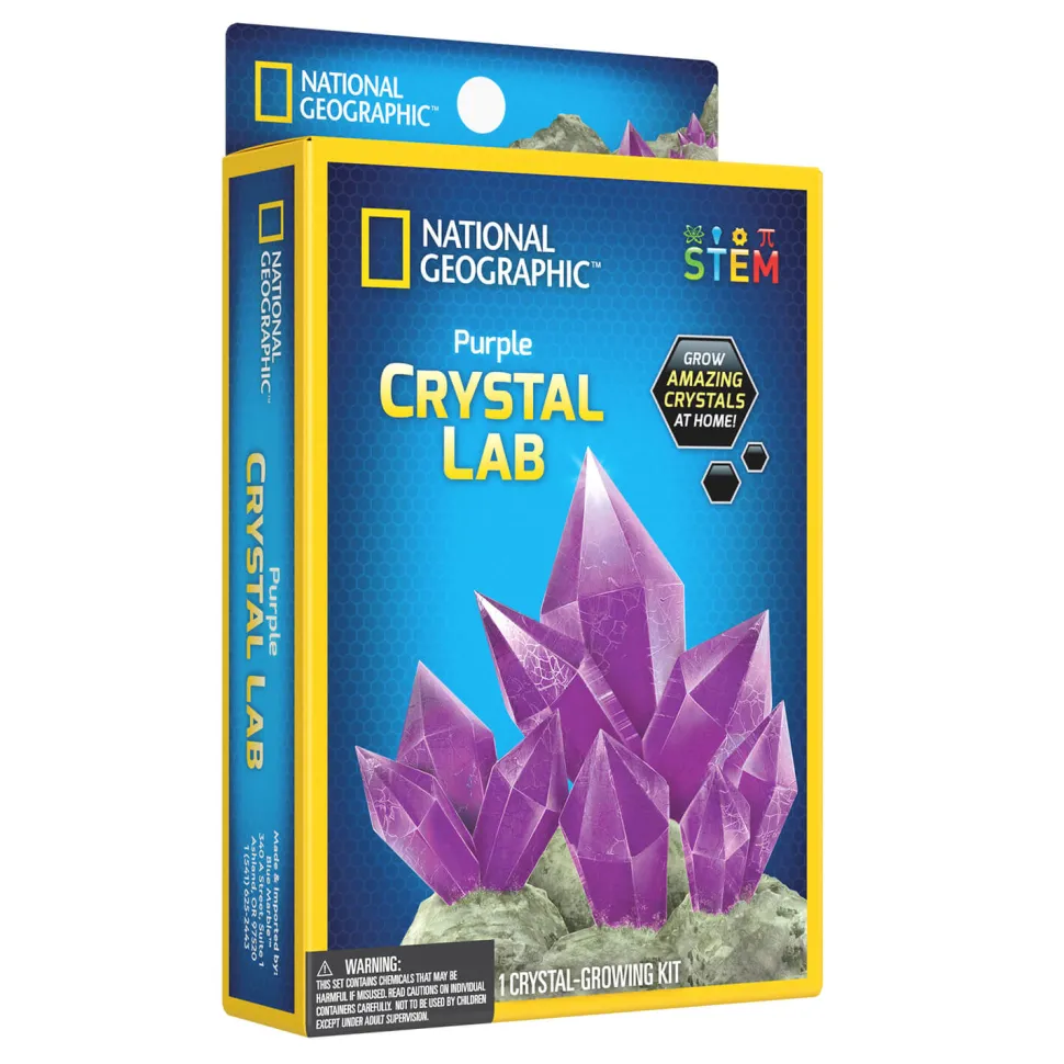 National Geographic Purple Crystal Grow Mini Science Kit