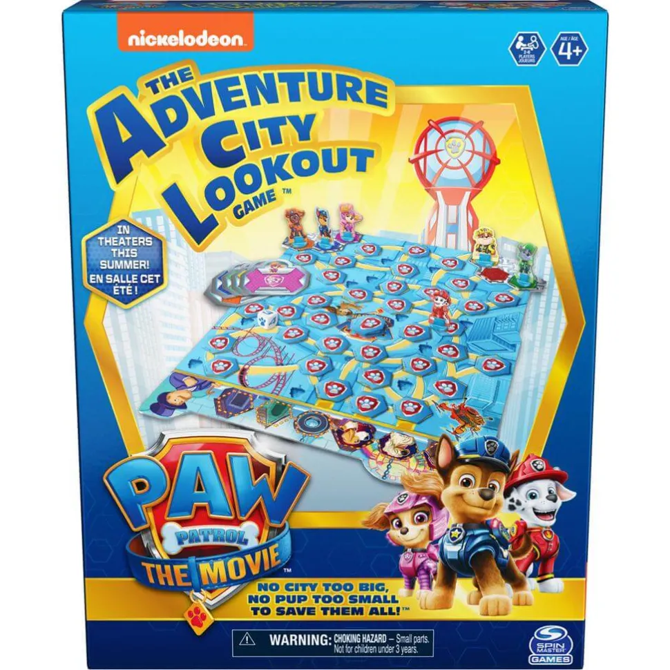 PAW Patrol The Movie The Adventure City Lookout Board Game