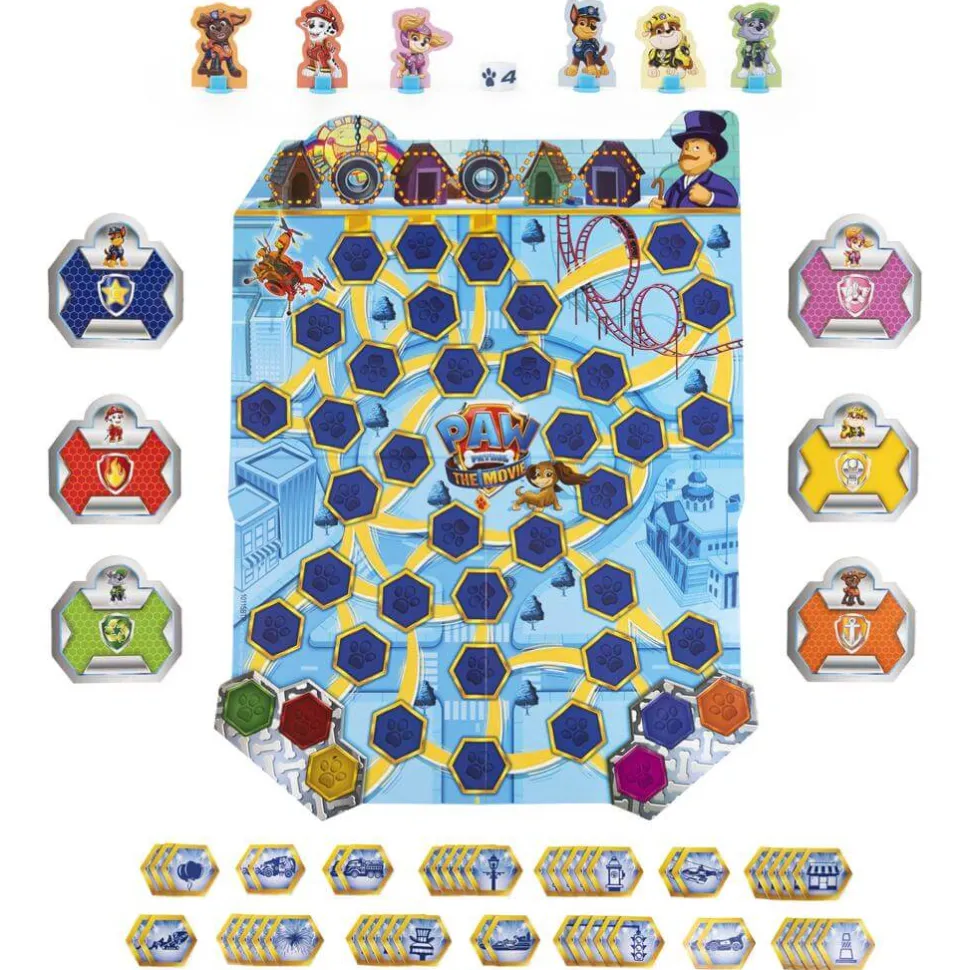 PAW Patrol The Movie The Adventure City Lookout Board Game