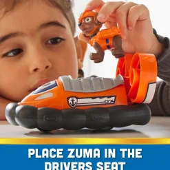 PAW Patrol Zuma and Hovercraft Figure Set