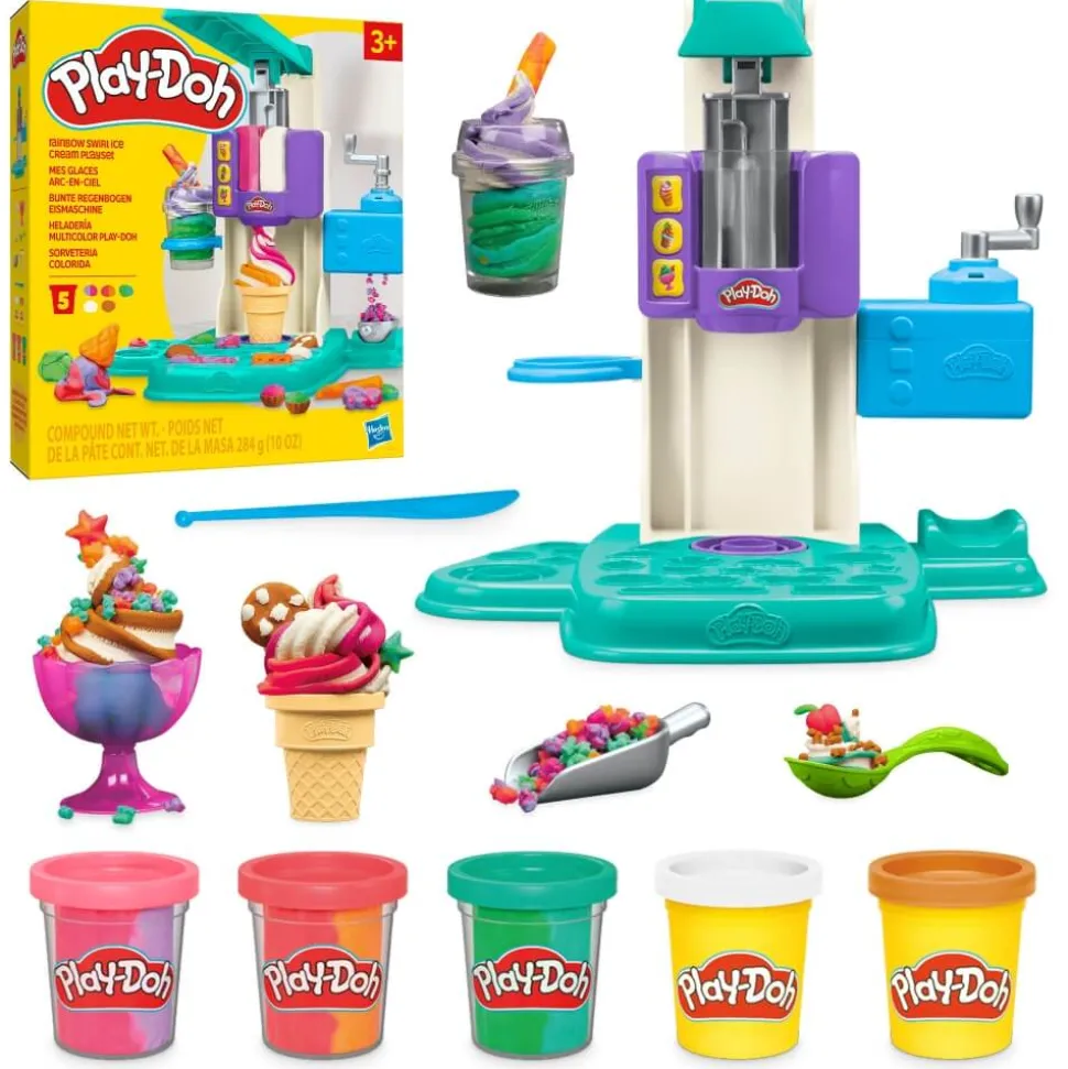 Play-Doh Rainbow Swirl Ice Cream Playset