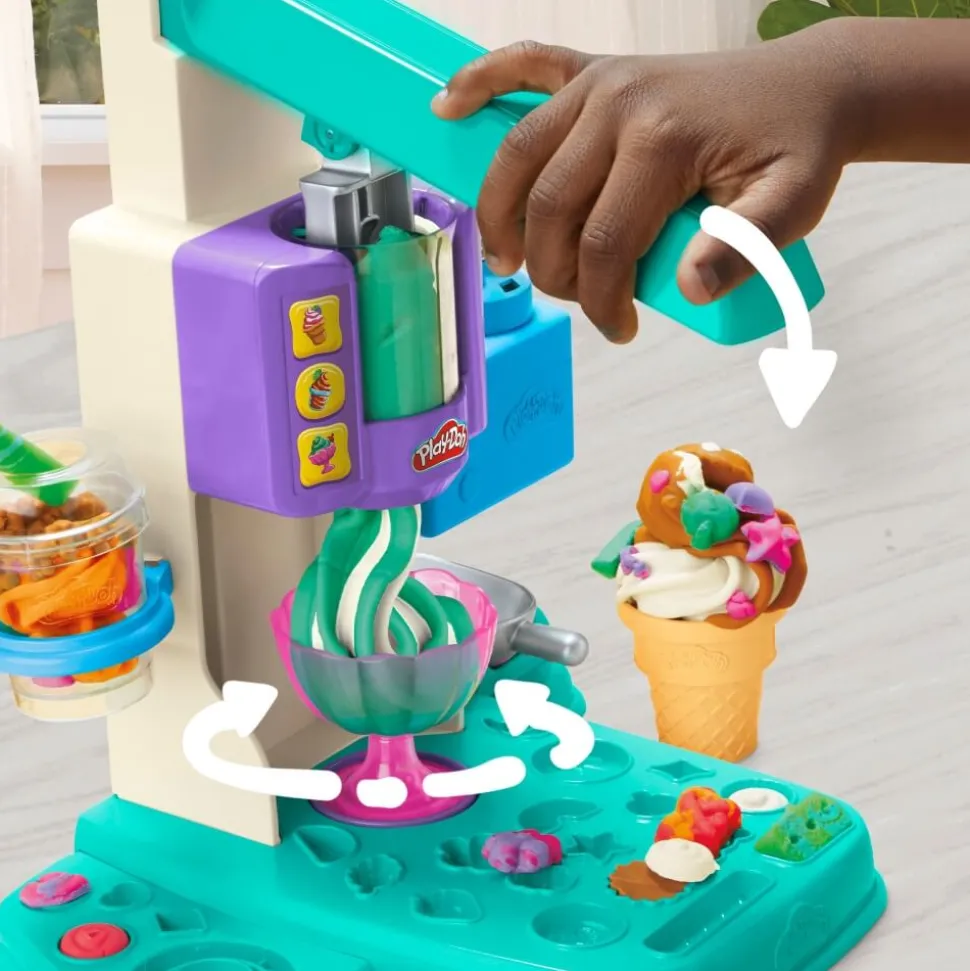 Play-Doh Rainbow Swirl Ice Cream Playset